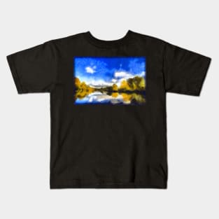 Autumn on the Thames Kids T-Shirt